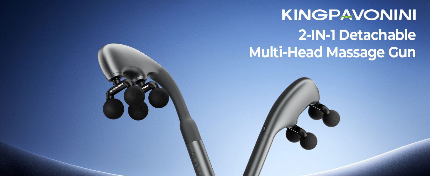 multi head massage gun