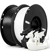 Epelay 3D Printing Filament, PLA+ 3D Printer Filament Bundle 1.75mm, Neatly Wound, Dimensional Ac...