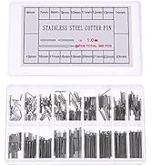 Hicello 360PCS 6-23mm Watch Band Link Cotter Pin Assortment, Stainless Steel Watch Bracelet Pin f...