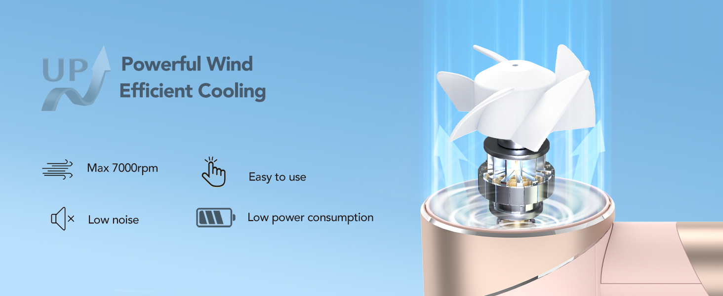 Mini Personal Fan Handheld, Small Portable Handheld Fan