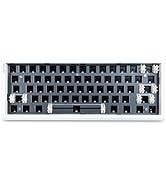 FKZ GMK61 60% Keyboard Barebones Kit,Hot Swap PCB Gasket Mounted VIA Wireless Mechanical Keyboard...