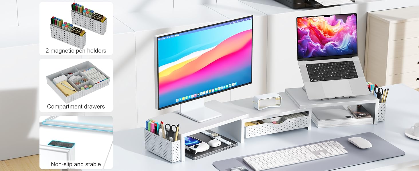 dual monitor stand