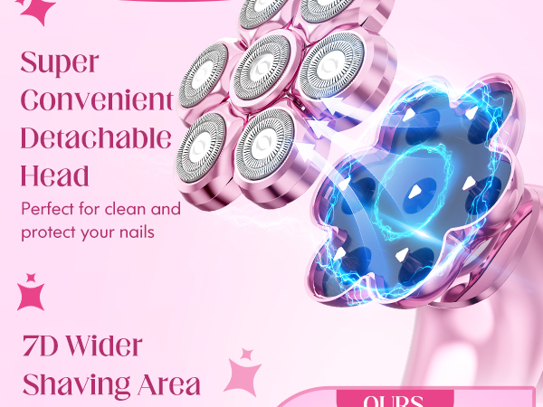 super convenient detachable magnetic head easy to clean