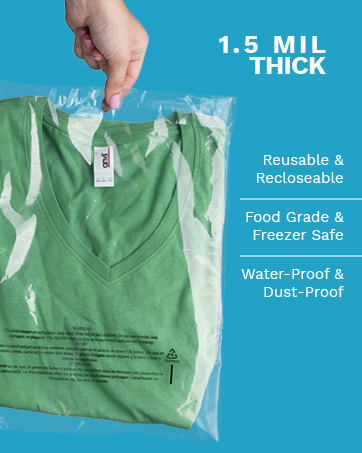 Transparent Resealable Bag