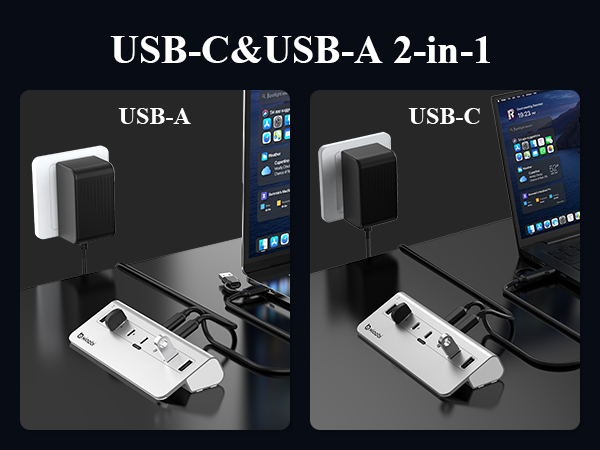 powered usb hub 10 usb-c