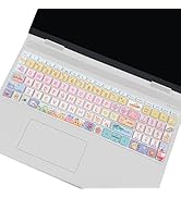 WSLUCKO Keyboard Cover for HP Envy x360 15.6''Series/HP Pavilion 15/ HP Pavilion x360 15.6” Serie...