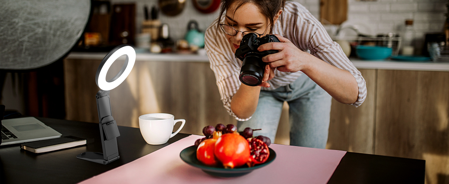 ring light computer aro de luz phone content influencer monitor small selfie zoom laptop webcam vide