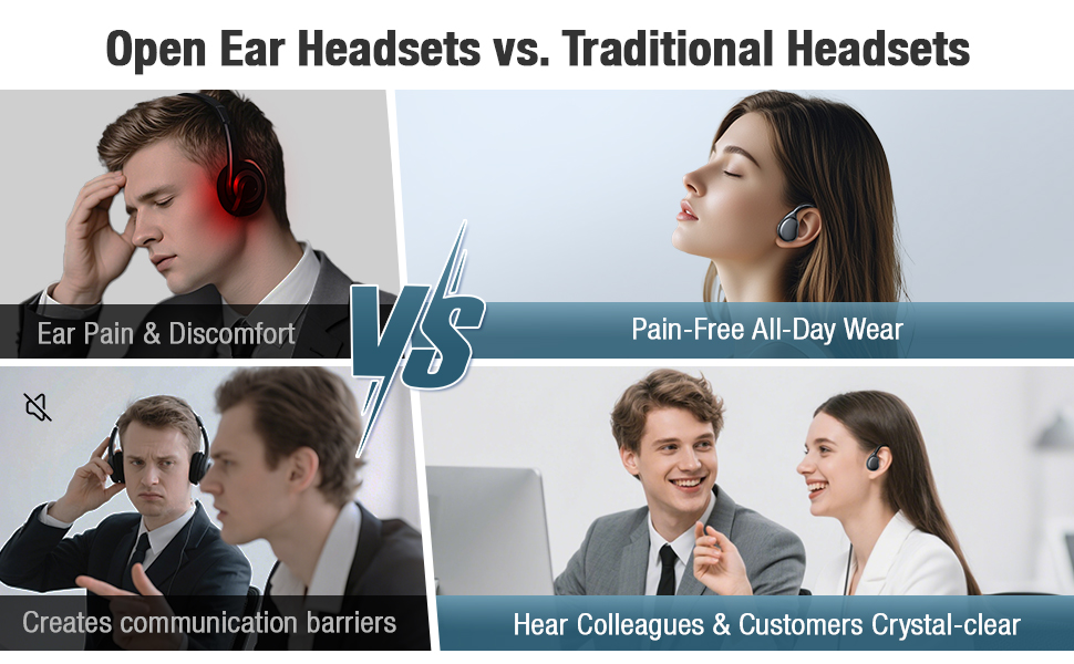 Open ear headset