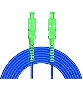 35Meters, SC/APC to SC/APC, APC Armored Single Mode Simplex Fiber Optic Cables SC/APC UPC FC LC S...