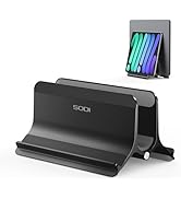 SODI Vertical Laptop Stand Holder for Desk Compatible with MacBook Air, MacBook Pro Stand Vertica...