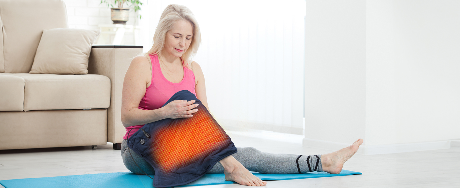 weighted heating pad