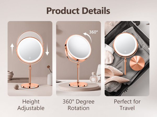Lighted Makeup Mirror