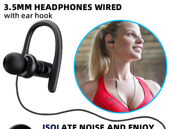 over ear wired buds