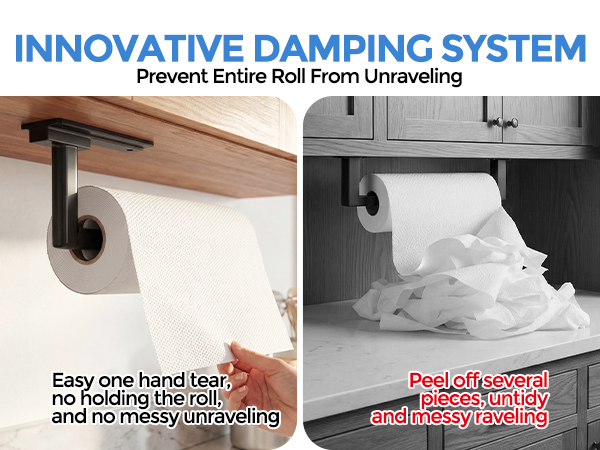 adhesive paper towel holder