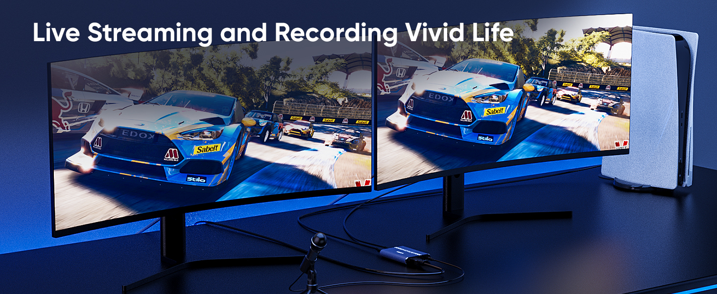 4K 60fps Audio Video HDMI Game Capture