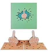 DS. DISTINCTIVE STYLE Funny Birthday Cards Middle Finger Pop Up Card Gag Gifts for Adults