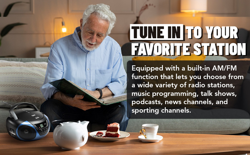 cd boombox radio cd player combo with cd player for home