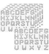 156PCS Silver Rhinestone Letter Stickers, 6 Sheets Glitter Self-Adhesive Diamond Alphabet Sticker...