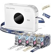 Phomemo Ribbon Label Printer, A30 Thermal Transfer Printing Bluetooth Wireless Portable Small Lab...