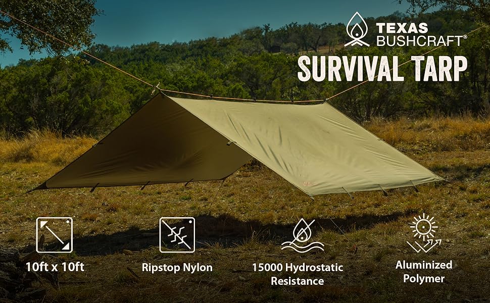 Texas Bushcraft Survival Tarp