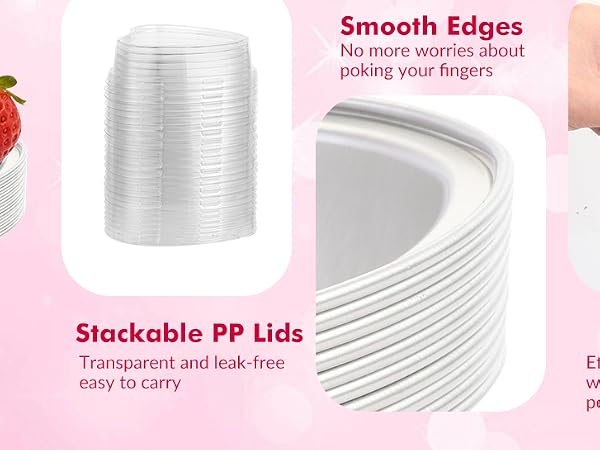 Mini Cake Pans with Lids, Small Disposable Aluminum Foil Cupcake Loaf Pans for Mother&amp;#39;s Day