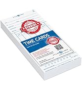 Pyramid Time Systems - Genuine and Authentic Time Cards (3800-10) for Pyramid Model 3800 Calculat...