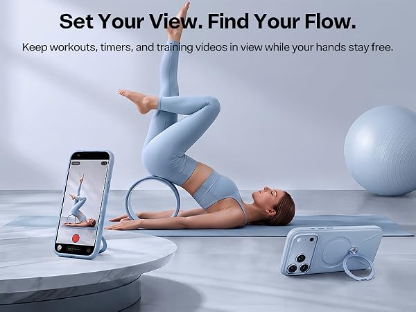 magnetic stand case iphone18 pro case silicone stand