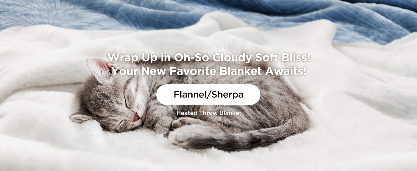 heated electric throw blanket