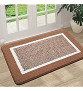 Colorxy Indoor Door Mat, Non-Slip Absorbent Resist Dirt Entrance Rug, Durable Low-Profile Inside ...