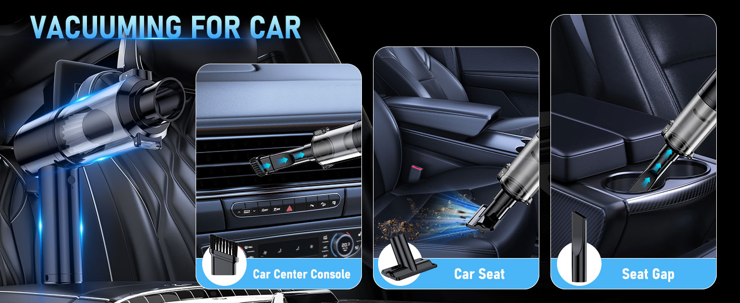 Car Vacuum Portable Cordless For Car