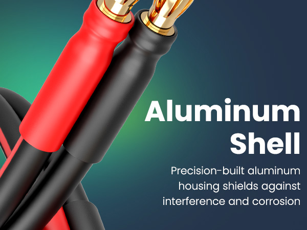 Aluminum Shell Precision-built aluminum housing shields against interference and corrosion