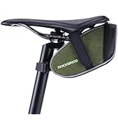 ROCKBROS Bike Saddle Bag Seat Bag, Lightweight Saddle Bag Cycling, Bike Storage Bag Under Seat fo...