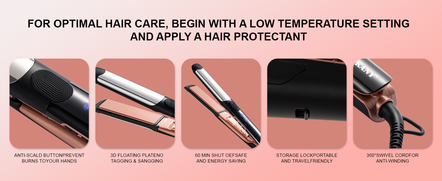 2-in-1 hair straightener
