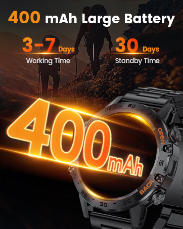 400mah smart watch