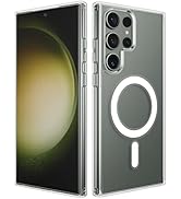 ANNGELAS for Samsung Galaxy S23 Ultra Mag-Safe Case,Slim Shockproof Protective Cover with Magneti...