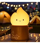 BANDIANCY Torch Night Light with Sound Machine for Baby, 2 Modes Candlelight &amp; Night Lamp, Sleep ...