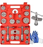 NYXOVA 24pcs Brake Caliper Tool, Heavy Duty Disc Brake Caliper Tool Set, Wind Back Kit for Brake ...