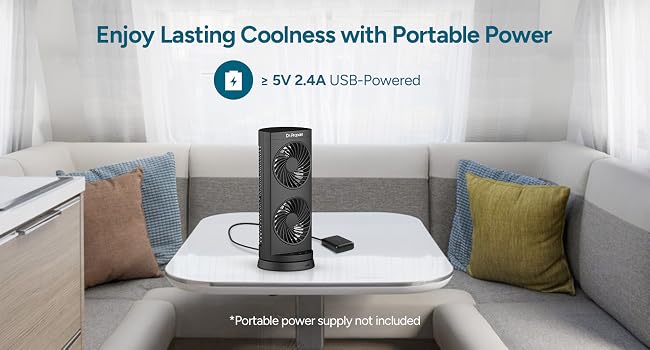 DC tower fan