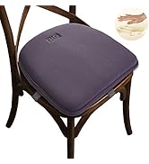 Big Hippo Chair Pads, Memory Foam, Seat Cushion Non Slip Rubber Back Thicken Chair Padding with E...