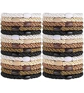 Hair Ties for Women Girls, Funtopia 30 Pcs Elastics Hair Bands Ponytail Holders for Thick Hair, N...