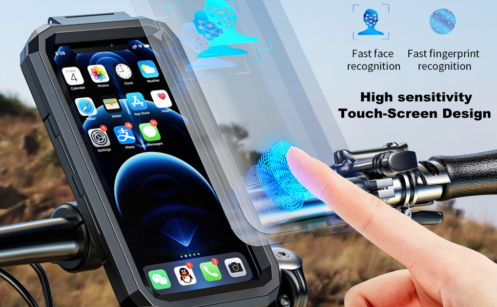 Phone holder for bike