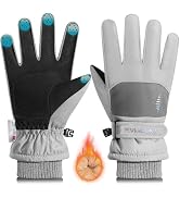 rivmount Kids Winter Ski Snowboarding Snow Gloves Warm Thermal Waterproof Windproof Touchscreen f...
