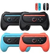 FASTSNAIL Grips for Nintendo Switch2 (2025)/Switch&amp;OLED for Joy-Con2, Wear-Resistant &amp; Anti-Slip ...