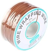 JESSINIE Brown Electronic Wire DM-30-1000 Wire Wrapping Wire 30 AWG Single Core Wire Circuit Boar...