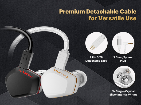 Premium Detachable Cablefor Versatile Use