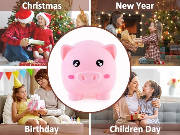 unbreakable piggy bank