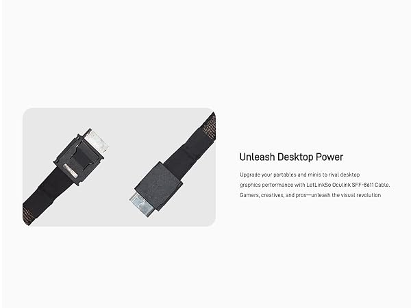 LetLinkSo Gen4 PCIe 4.0 Oculink SFF-8611 Connector