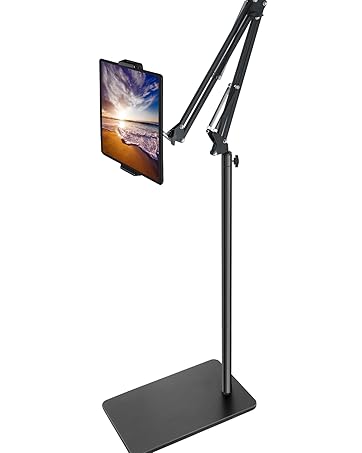 Tablet Floor Stand with Double Weight Base