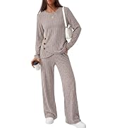 AUTOMET Womens 2 Piece Lounge Sets Cozy Matching Comfy Fall Outfits 2026 | Soft Comy Fabric, Chic...