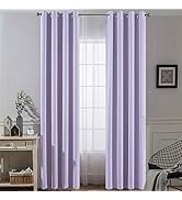 Yakamok Thermal Insulated Solid Ring Top Blackout Window Drapes-Blackout Curtains Panels for Bedr...